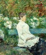 Henri de toulouse-lautrec Garden of Malrome France oil painting artist